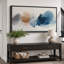 «Abstract Blot in Blue and Brown», reproduction d'art sur toile encadrée très grande-52435681-52435688