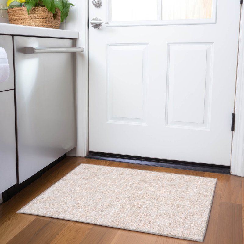 Premium Machine Washable Crumley AMF1058 Geometric Rug, Rectangle 1'8" x 2'6"