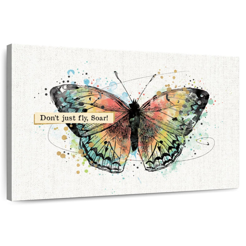 Thoughtful Butterflies I, 24" H x 36" W