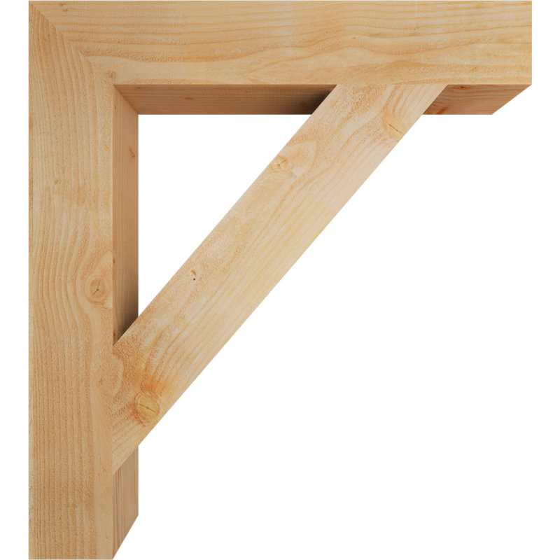 Support de bloc traditionnel, H 40 po x l 6 po x P 36 po, Douglas (sciage brut)