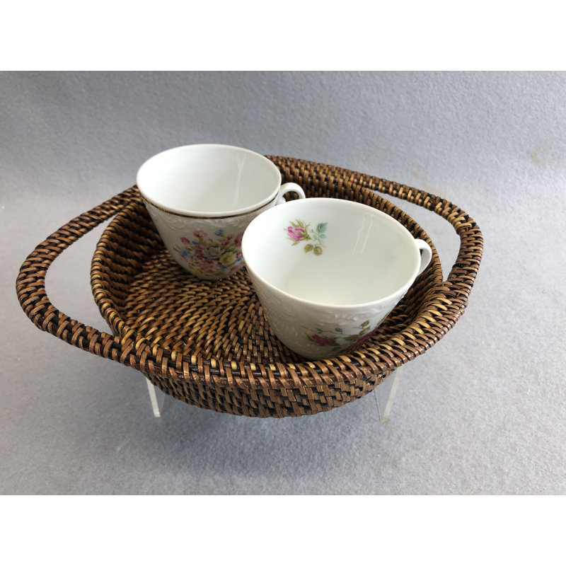 Halcomb Wicker Decorative Tray