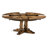 Country Farmhouse Walnut Round Solid Wood Dining Table
