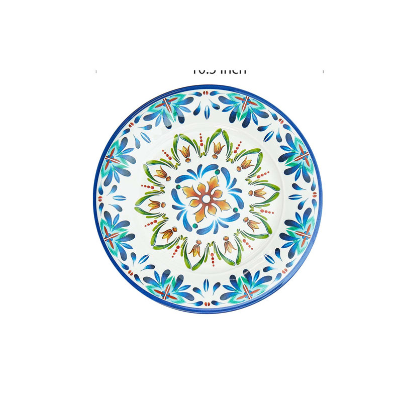 Assiette en mélamine Janieya - service pour 4
