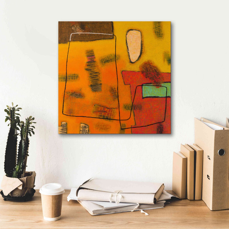 «Conversations in the Abstract 31» par Downs, estampe numérique sur toile, 18 po x 18 po, H 18 po x l 18 po x P 0,75 po