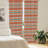 Bohemian Striped Semi-Sheer Rod Pocket Curtain Panels-46015936-45990605