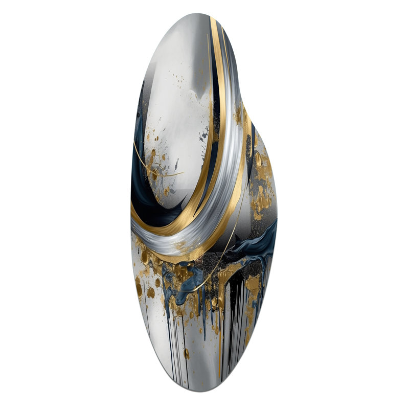 «Shapes And Lines Abstract Marble V», art mural unique en forme de marbre, H 38 po x l 15 po x P 1 po