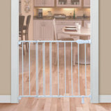 Everrett Metal Pressure Mounted Pet Gate With Door