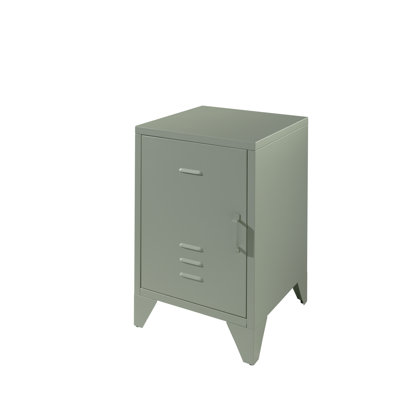 BRONXX Night Console Industrial Look Blue Matt