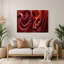 «Biomorphic Abstraction 85», art mural en métal rouge