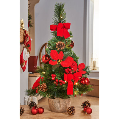 2' H Lighted Artificial Christmas Tree