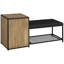 Banc de rangement pour chaussures avec armoire