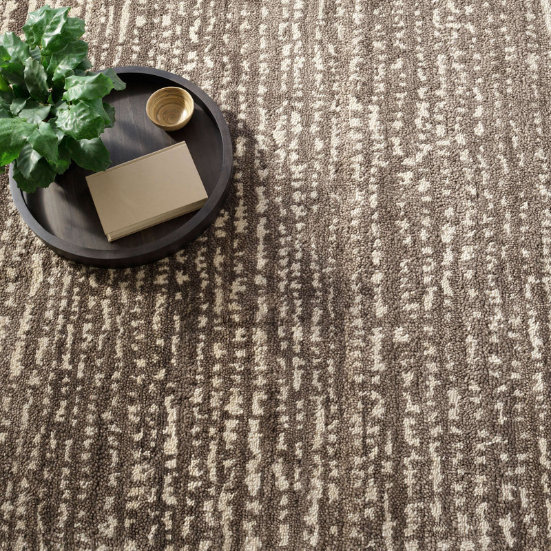 Shepherd Hand Knotted Wool Rug, Gray, Rectangle 8' x 10'