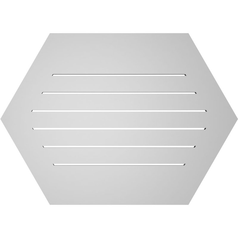 Évent horizontal fonctionnel à pignon en uréthane à surface horizontale Signature, H 26 po x l 36 po x P 1 po