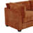 Liora Modern Chenille Upholstered Flared Arm Sofa With Plush Cushions-118788768