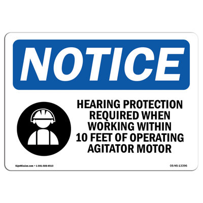 Panneau de protection auditive requis