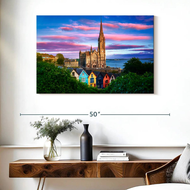 Adella Cobh Cathedral, 26" H x 39" W