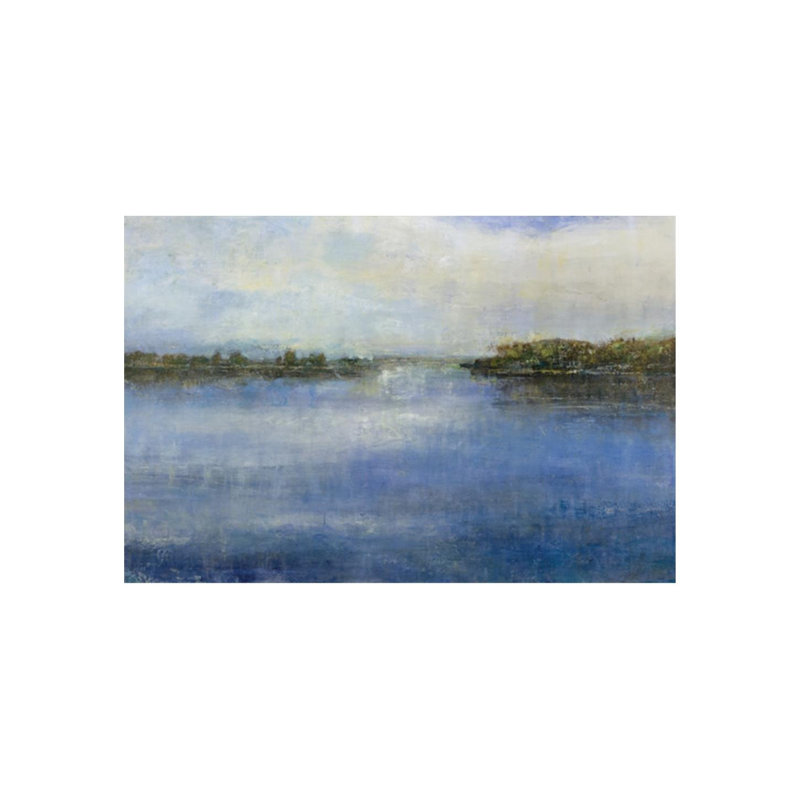 Edge Of Light Painting by Roan, Knife Gel, 24" H x 36" W x 1.5" D