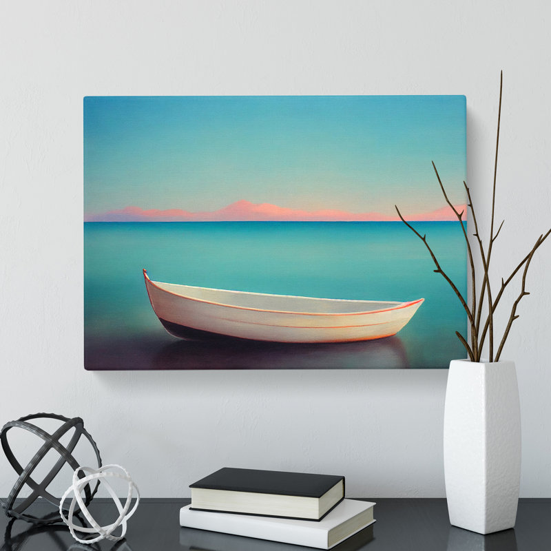 Modern Sailing Boat Vol.1 - Wrapped Canvas, 35cm H x 50cm W x 3cm D