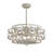Gean 29" 6-Light Fandelier in Provence with Gold Accents with Remote Control