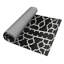 Tapis noir intérieur et extérieur Trellis