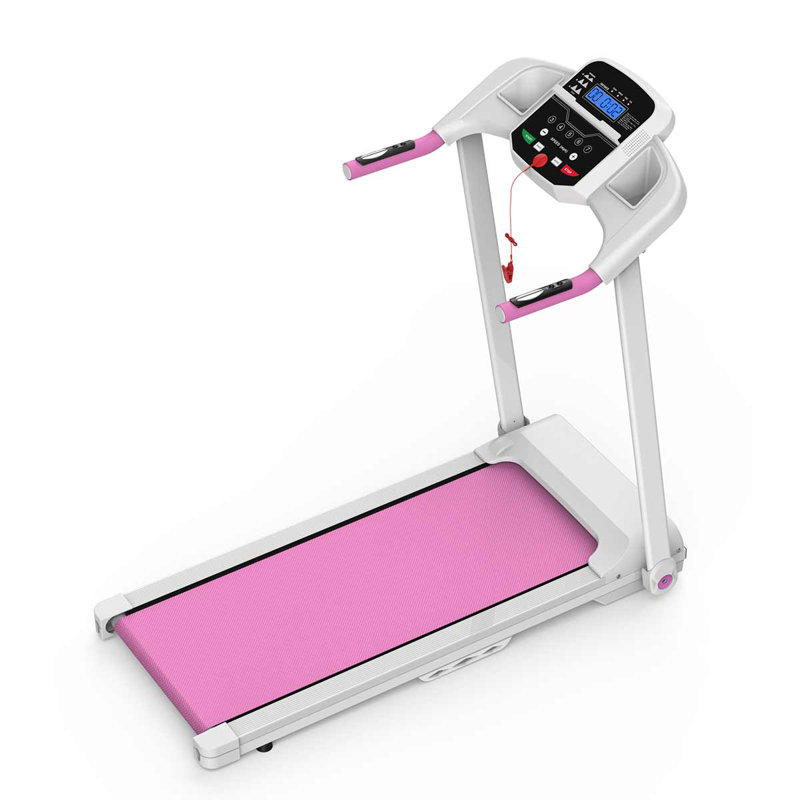 Machine de marche pliable motorisée de 2,5 ch pour la gymnastique à domicile, Noir