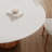 Ikerne Modern Farmhouse 47" Round Sintered Stone Pedestal Dining Table Set -97644774-79980390