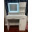 Vanity Desk With Mirror And Led Light Strip; Dressing Table With Large Drawer-1232016701