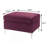 Accent Rectangle Ottoman（ONLY OTTOMAN)-595656716