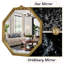 Ornate Carved Frame Octagonal Accent Mirror-1413898494