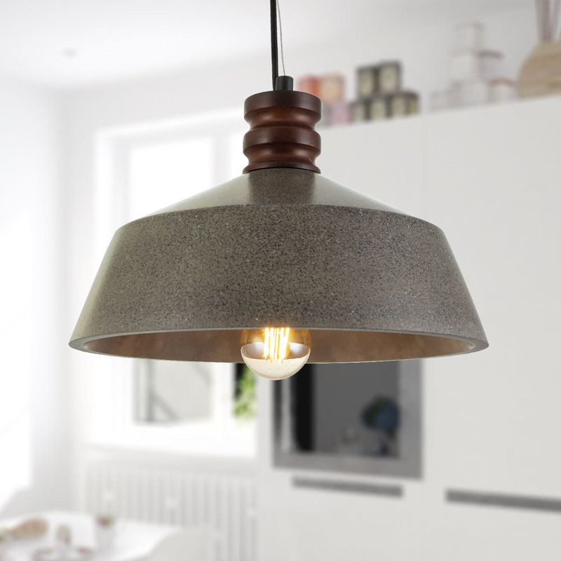 Vaasa 1 - Light Dome Pendant, Sandstone Black, Black