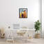 «Modern Cow Portrait Impressionism», peinture sur toile à cadre flottant-1741394640-1741394642