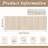 Rug Runners Washable - Moroccan Hallway Runner Rug Non Slip Kitchen Runner Low Pile Soft Indoor Floor Mat Front Door for Bedroom Entryway Laundry Beige-390691191