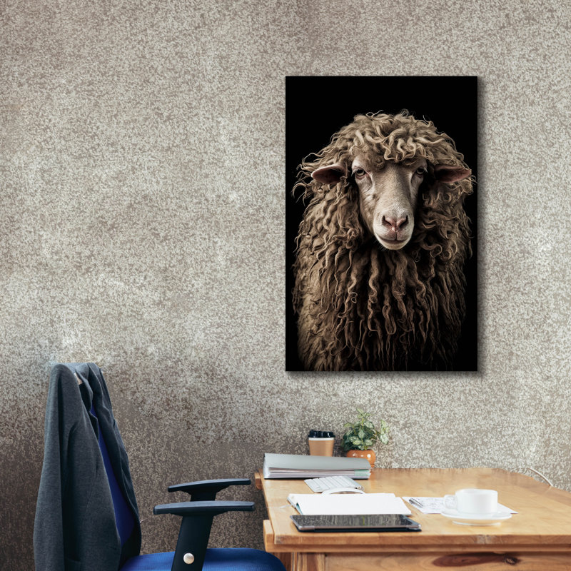 Toile épique Graffiti «Sheepish» par Decent Exposures, 26 po x 40 po, H 40 po x l 26 po