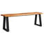 Banc en bois massif 63 po Latitude Edge® Live Edge-796795058