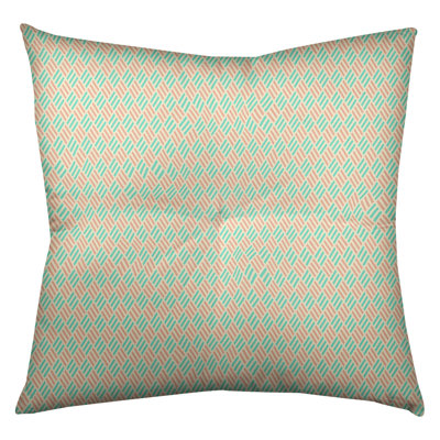 Katelyn  Elizabeth Stripe Diamonds Floor Pillow