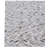 Mosaic Leather Cowhide Chevron Indoor Rug-40096240