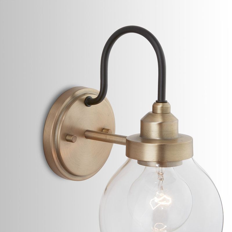Armed Sconce, Brass