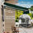 8' X 7' Patio Awning - Manual Retractable Sun For Patio. Protection. Aluminum And Steel. Versatile Installation. Adjustable In Exterior Screening Deck Window Cover. Reduces Heat & Effects. Steel,
