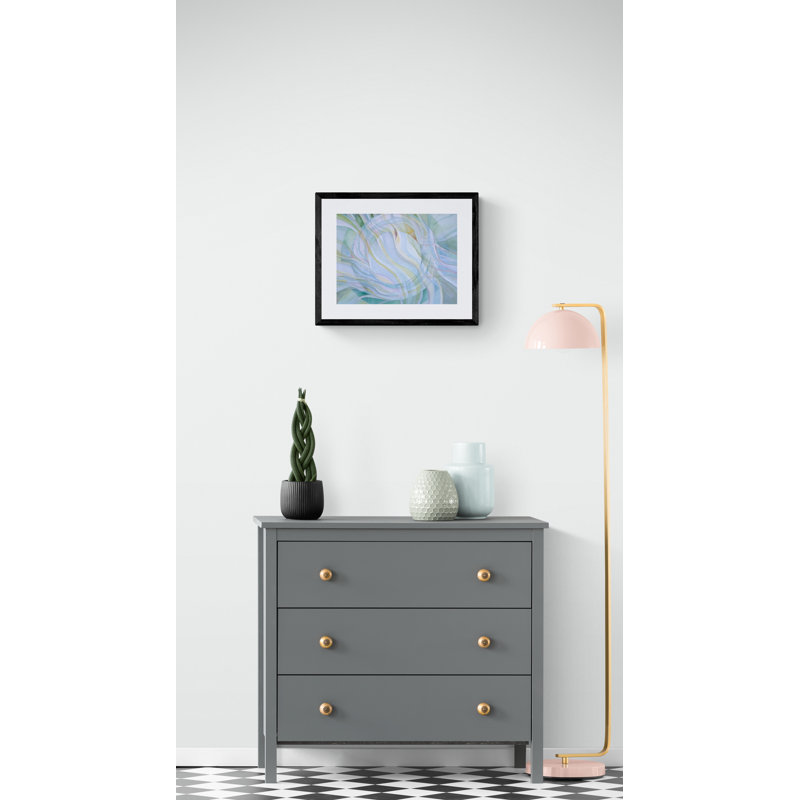 Meditation VI Print by Vivienne Andres, Black Framed Paper, 17.2" H x 21.2" W
