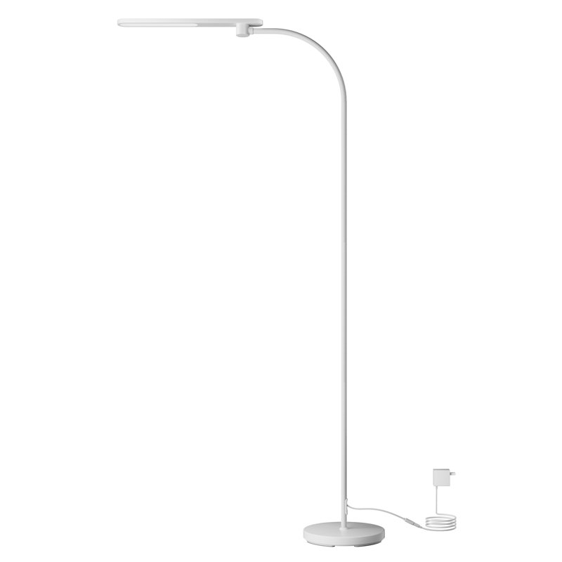 Honeywell F4 LED Floor Lamp with Gooseneck, Stepless Dimmable Full-Spectrum Reading & Task Light, Tall Eye-Caring Standing Lamp