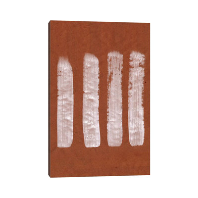 Cocoa Brush Strokes - Painting on Canvas