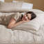 Comfortable 7-piece Bedding Sets, Polyester With Calm Stripes For Modern Home