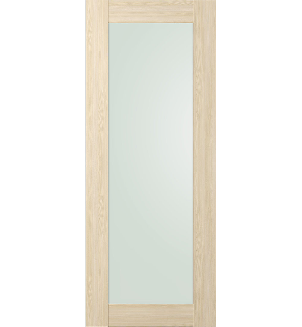 Avon 207 Solid Manufactured Wood and Full Lite Glass  Paneled Prefinished Standard Door Slab Belldinni 