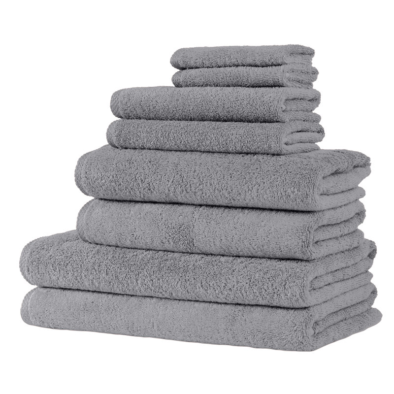 Turkish Cotton Mulit-Size Set, Light Gray