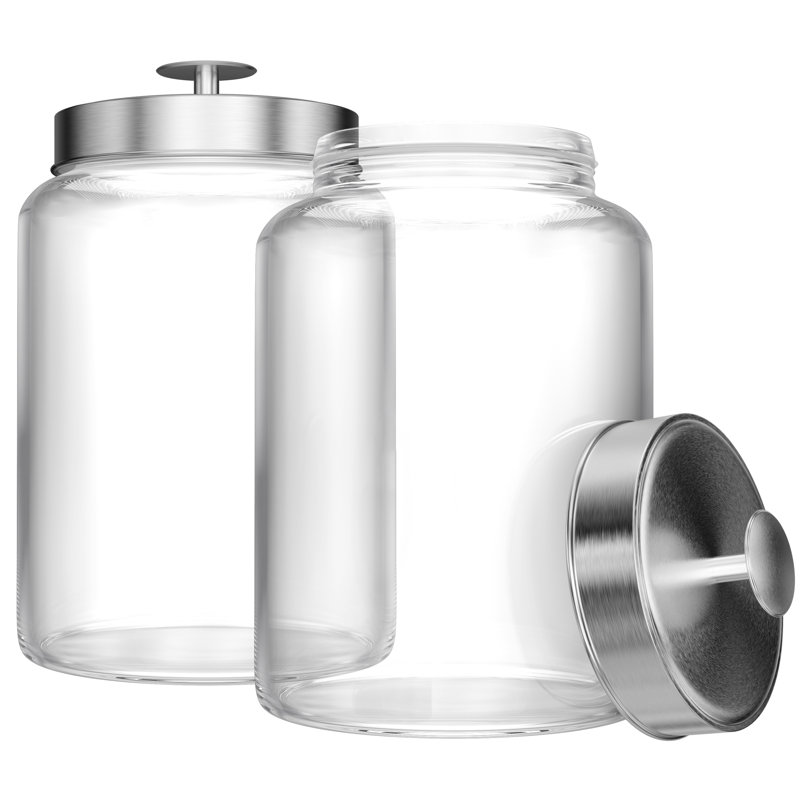 Glass Jar - Set of 2