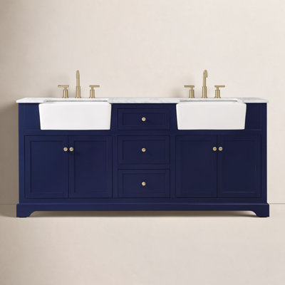 Pardue 72'' Double Bathroom Vanity