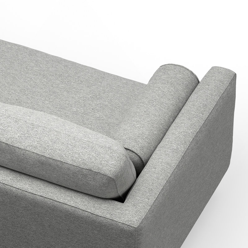 Morrison - Right Sectional Sofa - Mist Grey, Gray
