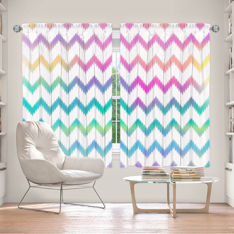 Paire de rideaux obscurcissant en polyester Evaly, L 56 po x L 78 po