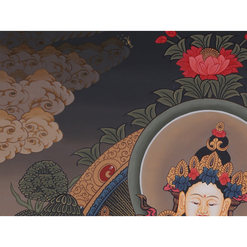 Samantabhadra - Tibetan Buddhist (Brocadeless Thangka)