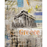 Made In Greece Print by Chelsea Art Studio